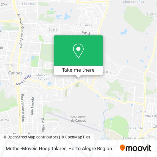 Mapa Methel-Moveis Hospitalares