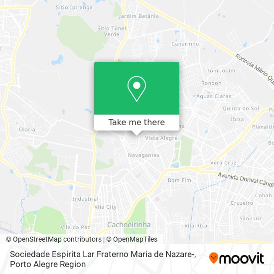 Sociedade Espirita Lar Fraterno Maria de Nazare- map