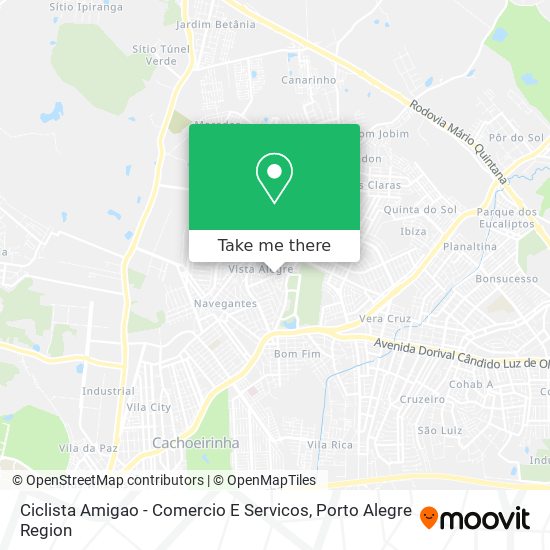 Ciclista Amigao - Comercio E Servicos map