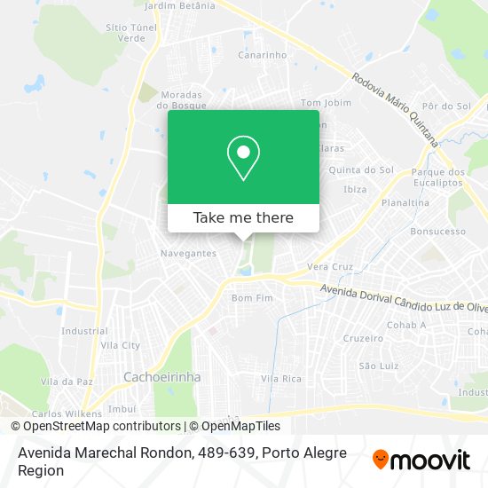 Avenida Marechal Rondon, 489-639 map
