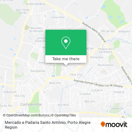 Mercado e Padaria Santo Antônio map