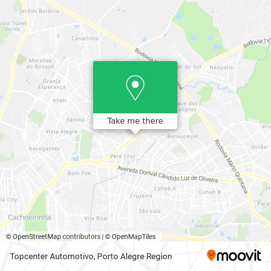 Mapa Topcenter Automotivo