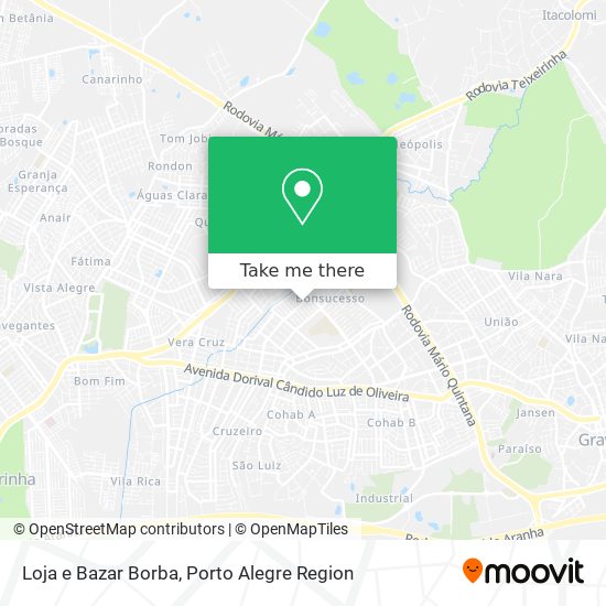 Mapa Loja e Bazar Borba