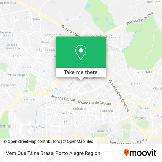 Vem Que Tá na Brasa map