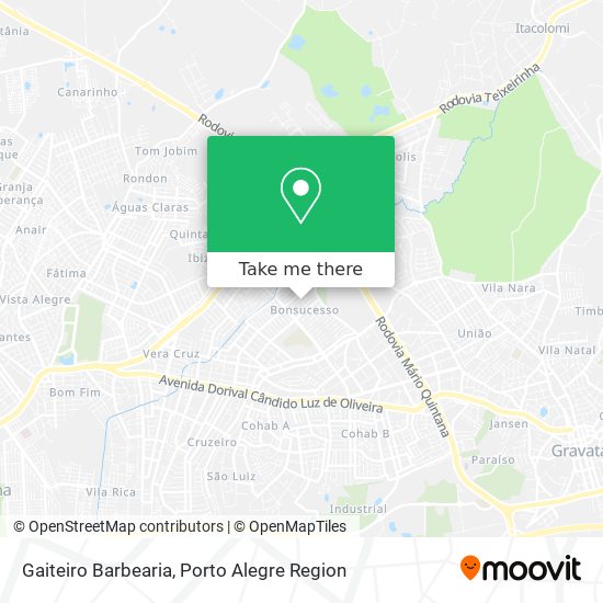 Mapa Gaiteiro Barbearia