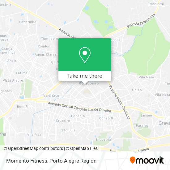 Momento Fitness map