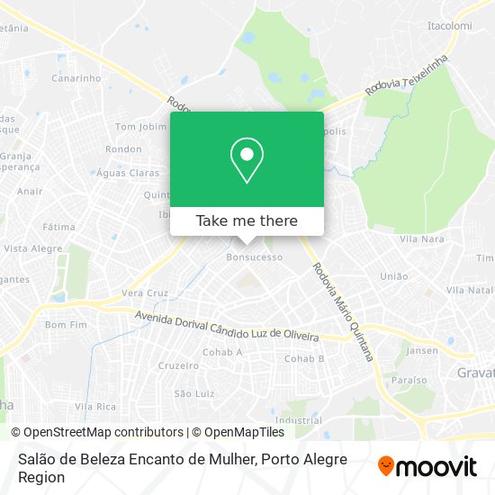 Salão de Beleza Encanto de Mulher map