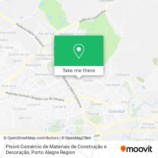 Pisoni Comércio de Materiais de Construção e Decoração map