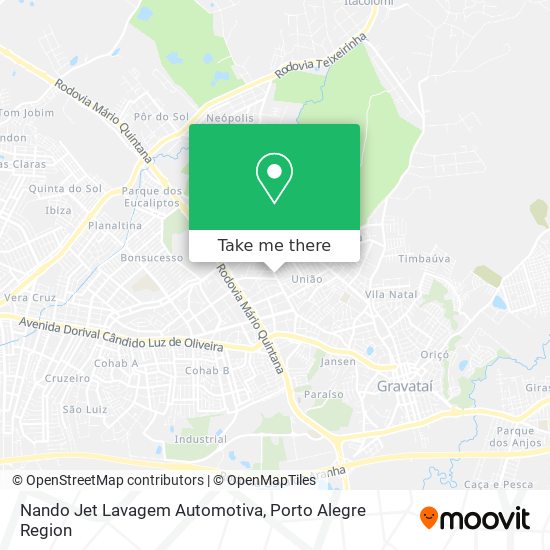 Mapa Nando Jet Lavagem Automotiva