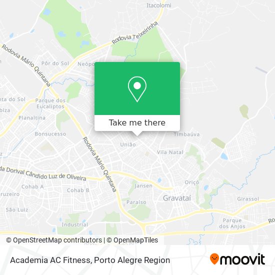 Mapa Academia AC Fitness