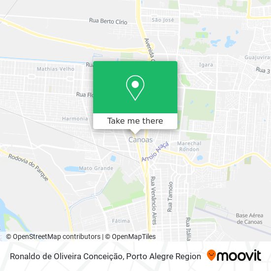 Ronaldo de Oliveira Conceição map