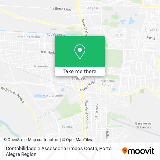 Mapa Contabilidade e Assessoria Irmaos Costa