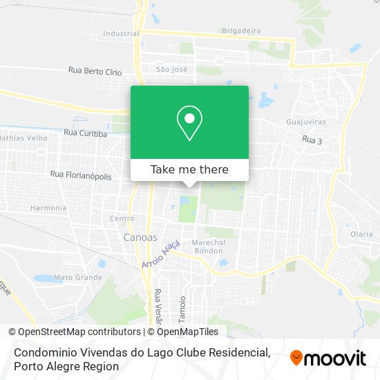 Condominio Vivendas do Lago Clube Residencial map