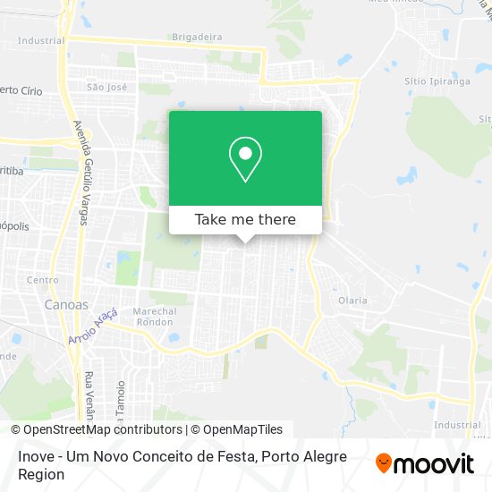 Inove - Um Novo Conceito de Festa map