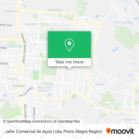 Jafer Comercial de Aços Ltda map