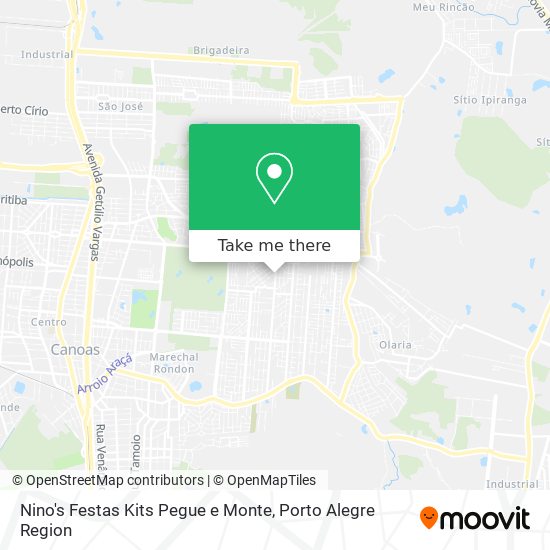 Mapa Nino's Festas Kits Pegue e Monte