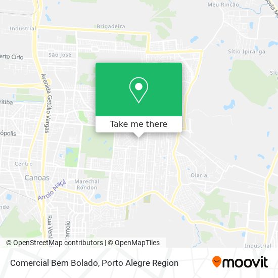 Comercial Bem Bolado map
