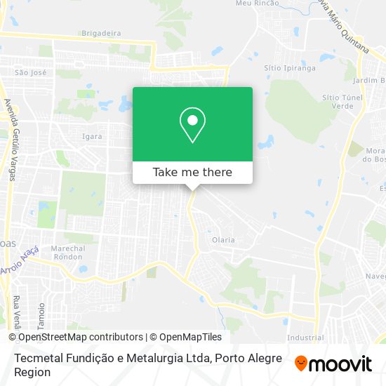 Tecmetal Fundição e Metalurgia Ltda map