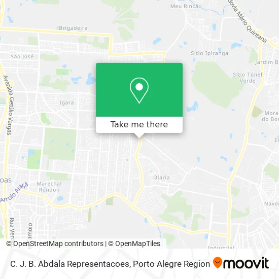 C. J. B. Abdala Representacoes map