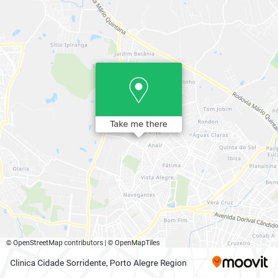 Clinica Cidade Sorridente map