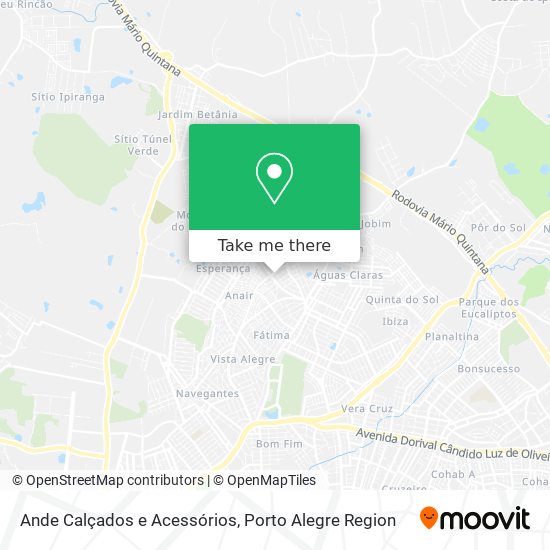 Ande Calçados e Acessórios map