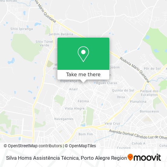 Mapa Silva Homs Assistência Técnica