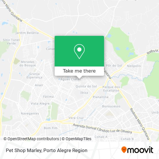Mapa Pet Shop Marley