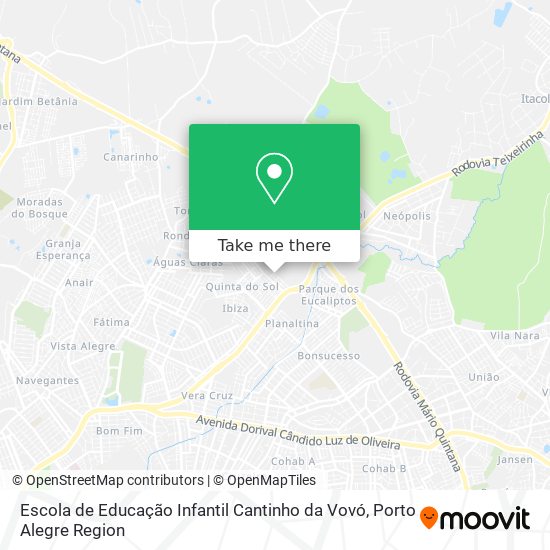 Escola de Educação Infantil Cantinho da Vovó map