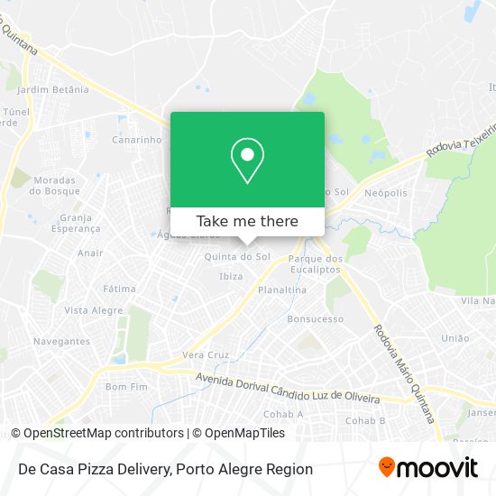 Mapa De Casa Pizza Delivery
