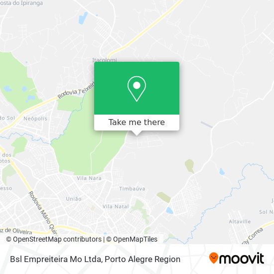 Bsl Empreiteira Mo Ltda map