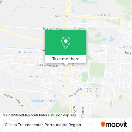Clínica Traumacenter map