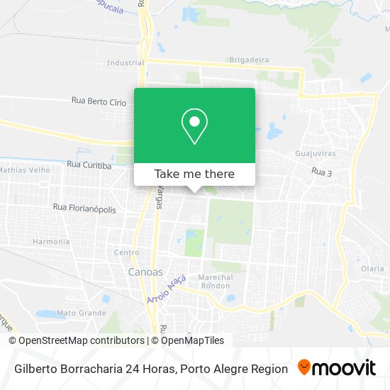 Gilberto Borracharia 24 Horas map