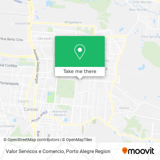 Mapa Valor Servicos e Comercio