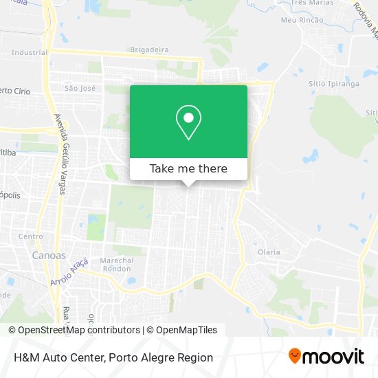 H&M Auto Center map