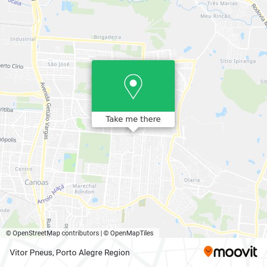 Mapa Vitor Pneus