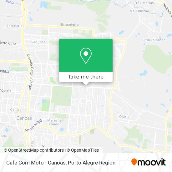 Mapa Café Com Moto - Canoas