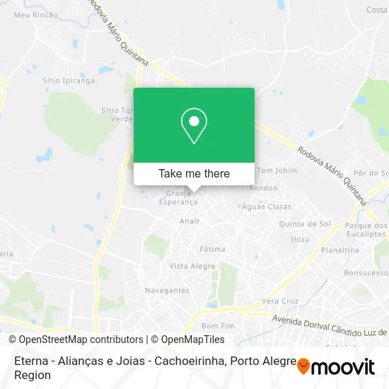 Eterna - Alianças e Joias - Cachoeirinha map