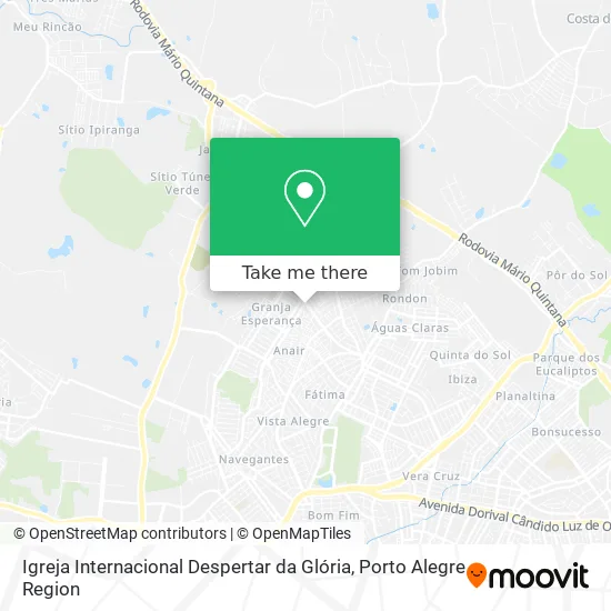 Igreja Internacional Despertar da Glória map