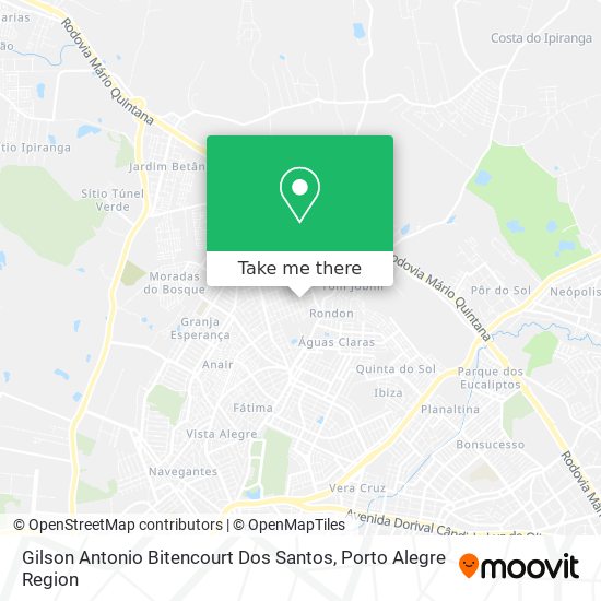 Gilson Antonio Bitencourt Dos Santos map