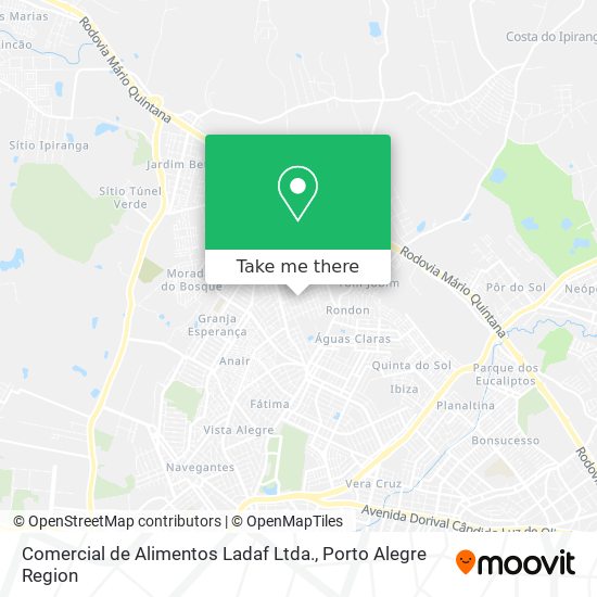 Mapa Comercial de Alimentos Ladaf Ltda.