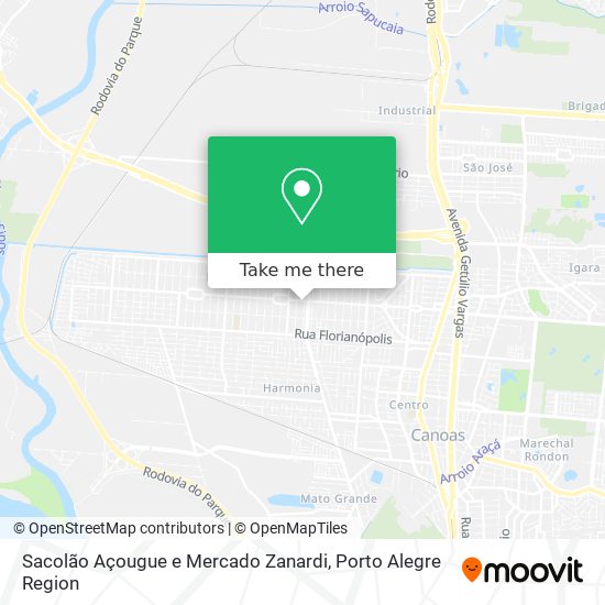 Sacolão Açougue e Mercado Zanardi map