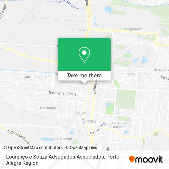 Lourenço e Souza Advogados Associados map