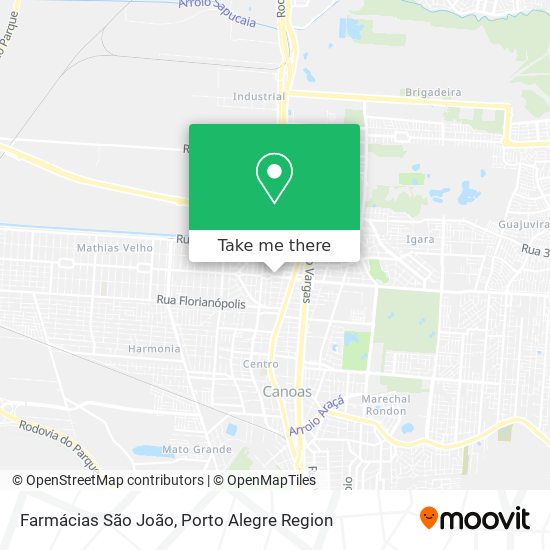 Farmácias São João map