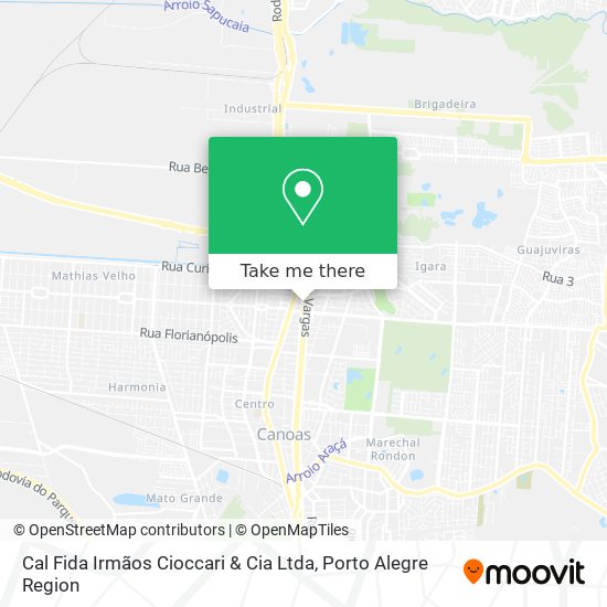 Cal Fida Irmãos Cioccari & Cia Ltda map