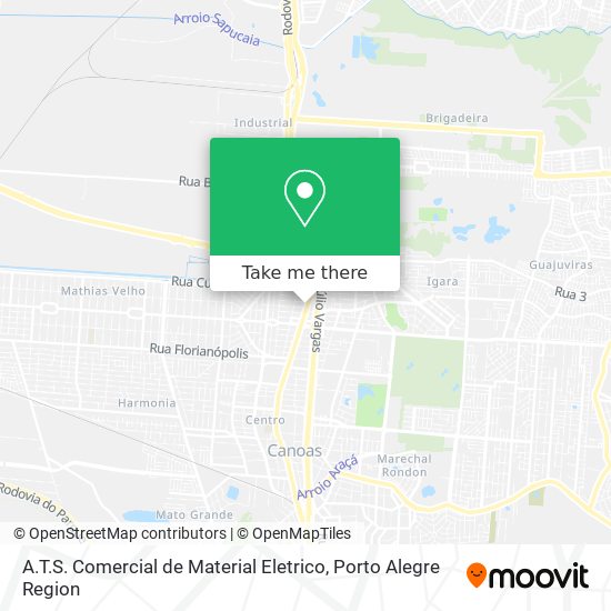 A.T.S. Comercial de Material Eletrico map