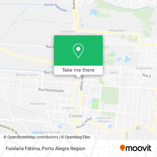 Funilaria Fátima map