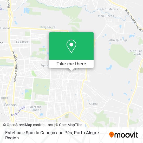 Estética e Spa da Cabeça aos Pés map