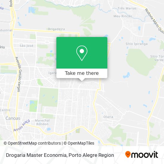 Drogaria Master Economia map