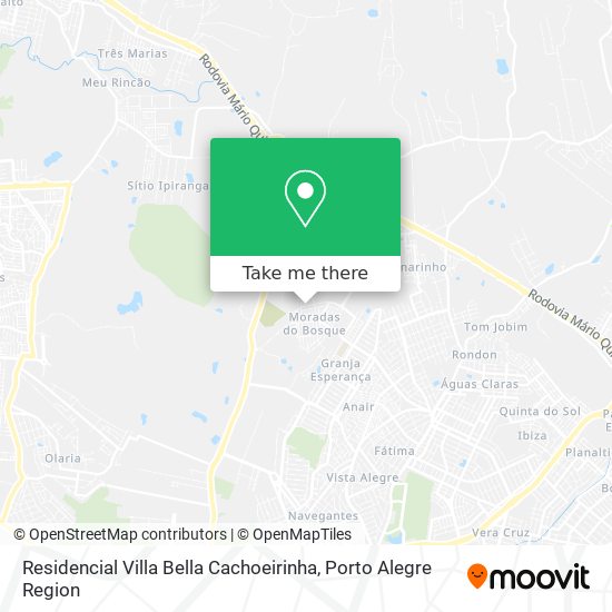 Residencial Villa Bella Cachoeirinha map