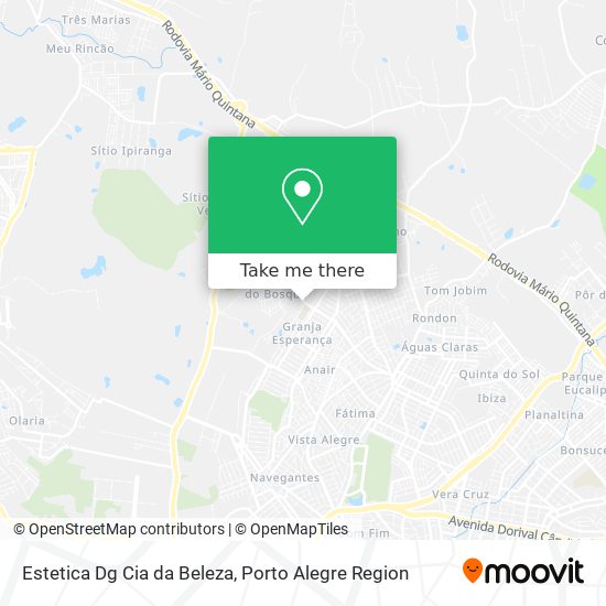 Estetica Dg Cia da Beleza map